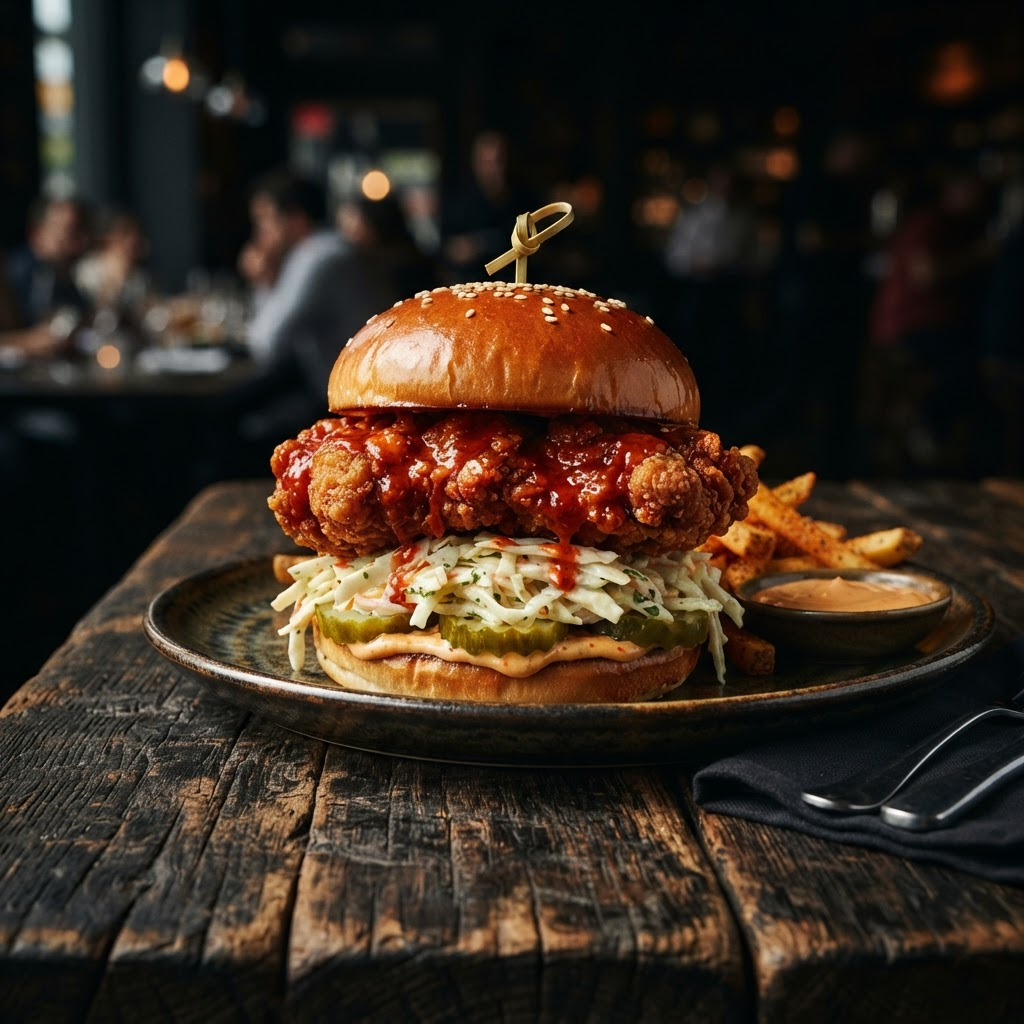 Spicy chicken sandwich option